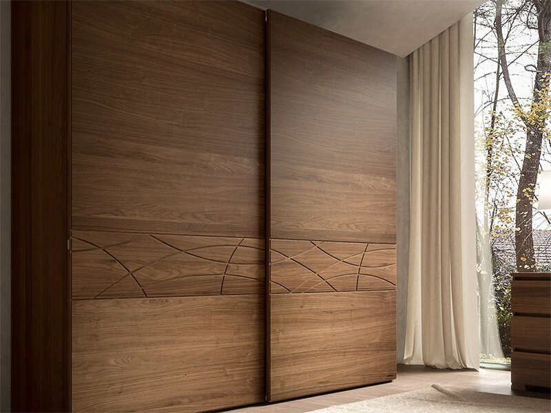 Wooden Sliding Wardrobe-2